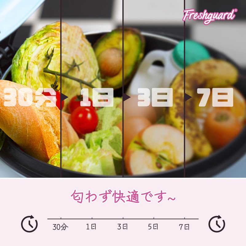 Freshguard 防臭袋（ベビー用品）おむつが臭わない袋 SS 220枚入 消臭袋 オムツ処理袋 フィルム構造 匂わない袋 徹底消臭 箱型